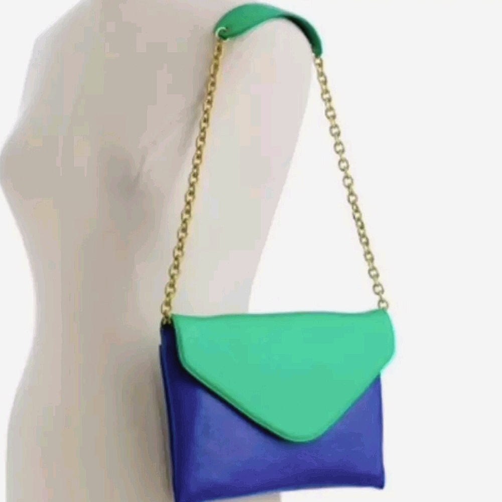 NWT ~ J. CREW Leather Envelope Clutch Purse